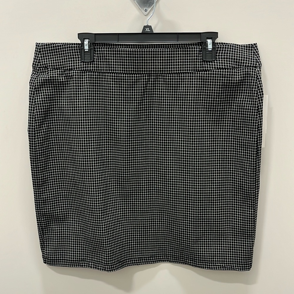 Zoe+Phoebe plaid skirt